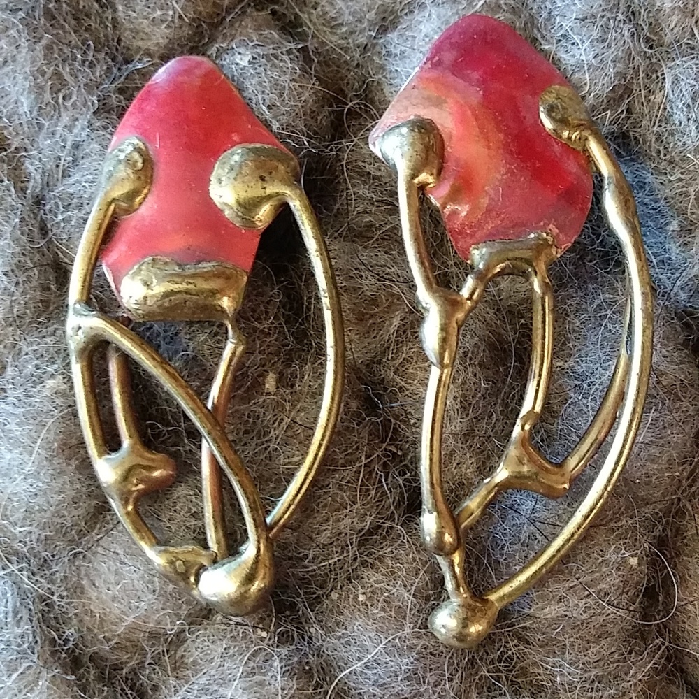 Abstracts artistic earrings